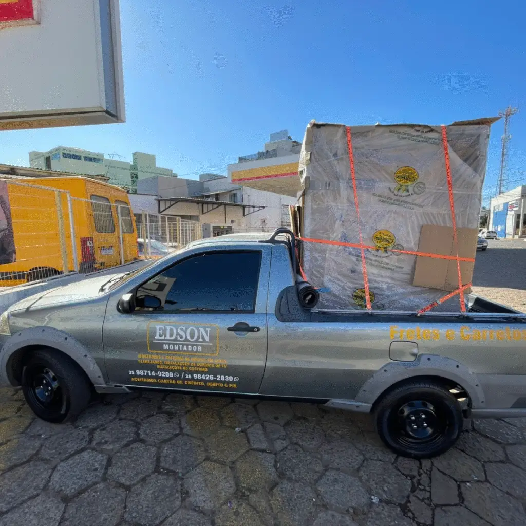 Edson Montador - fretes e carretos caminhonete